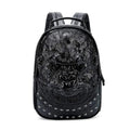 3D Backpack 3D modeling Waterproof Studded Apeman Wild Backpack Hip Hop Rucksacks-1