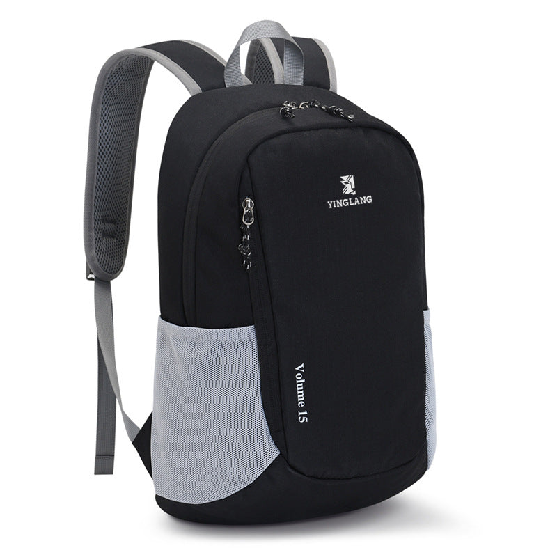 15L Outdoor Leisure Backpack Waterproof & Lightweight, Large Capacity Daypack for Hiking/Camping/Travel-1