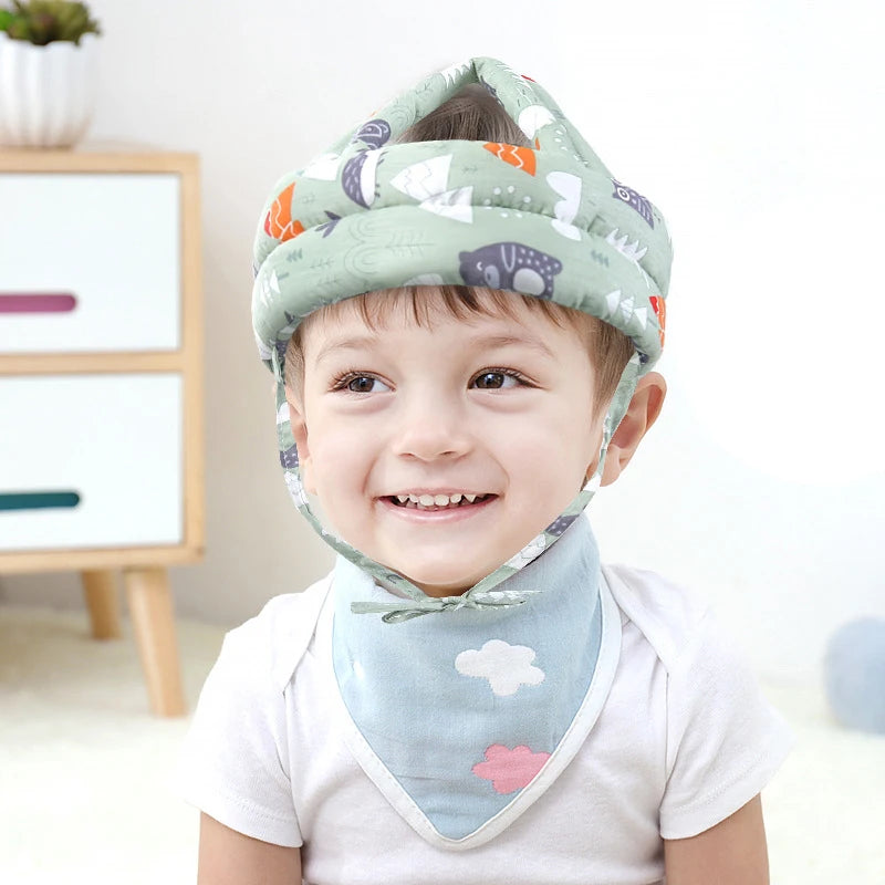 Baby head pillow anti-fall device Head protective pad summer anti-bump head learning to walk baby four seasons toddler hat
