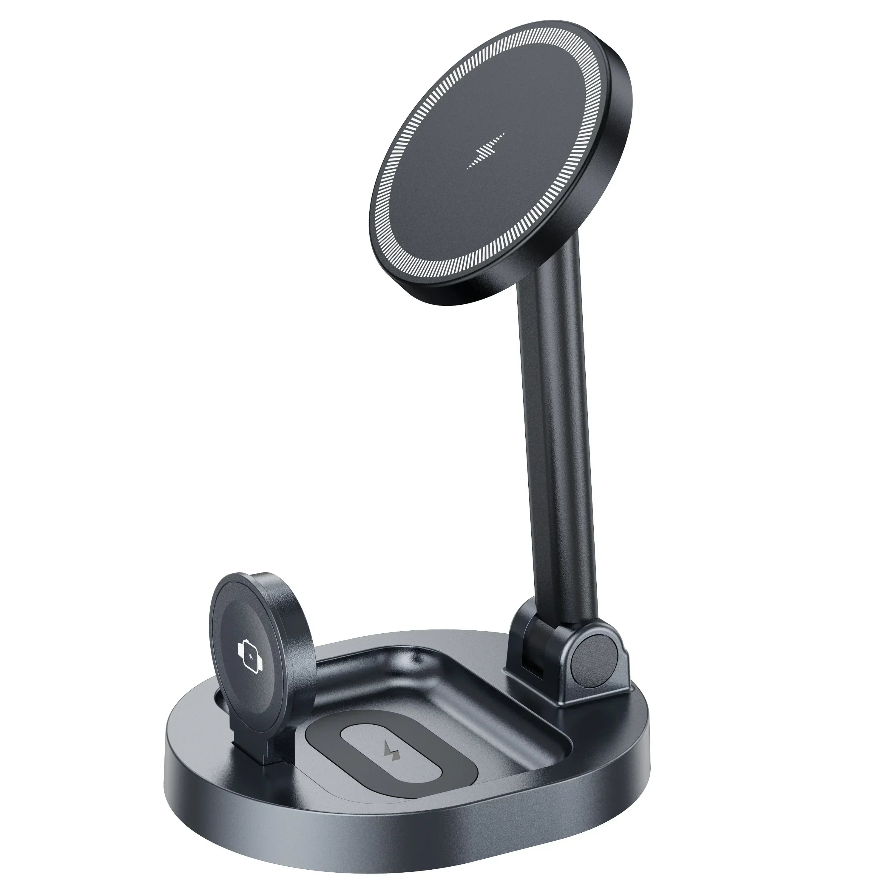 3 in 1 Foldable Fast Charging Station Ice Cooling Magnetic Wireless Charger Stand For Phone 16 15 14 13 12 IWatch 9 8 7 AirPods